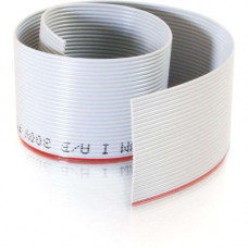 C2g 100ft 28 AWG 25-Conductor Flat Ribbon Bulk Cable - 100ft - Gray 32261
