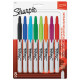 Newell Rubbermaid Sharpie Retractable Fine Point Permanent Marker - Fine Marker Point - Assorted - 8 / Set 32730PP