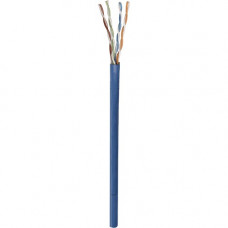Intellinet Network Solutions Cat5e Network Bulk Cable, UTP, CM Rated, Solid, 1,000 ft (305 m), 24 AWG, Blue - Box 327749