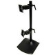 Ergotron DS100 Series Freestanding Dual Monitor Stand - Up to 46lb - Up to 24" Flat Panel Display - Black - TAA Compliance 33-091-200