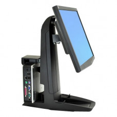 Ergotron Neo-Flex All-In-One SC Lift Stand - Up to 37lb - Up to 24" LCD Monitor - Black - Desk-mountable 33-338-085