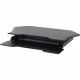 Ergotron WorkFit Corner Standing Desk Converter - Up to 30" Screen Support - 35 lb Load Capacity - Desktop, Tabletop - Black 33-468-921
