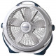 Lasko 3300 Wind Machine Floor Fan - 5 Blades - 508mm Diameter - 3 Speed x 6.5" Depth - Gray Housing 3300