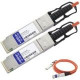 AddOn Dell 331-5216 Compatible TAA Compliant 40GBase-AOC QSFP+ to QSFP+ Direct Attach Cable (850nm, MMF, 10m) - 100% compatible and guaranteed to work - TAA Compliance 331-5216-AO