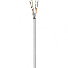 Intellinet Cat5e UTP Bulk Cable, Solid, 1,000&#39;&#39;, White - Cable meets EIA/TIA and 3P certification standards, and is Flame Retardant Rated 333078