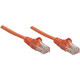 Intellinet Network Solutions Cat5e UTP Network Patch Cable, 10 ft (3.0 m), Orange - RJ45 Male / RJ45 Male 338295