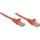 Intellinet Network Solutions Cat5e UTP Network Patch Cable, 14 ft (5.0 m), Orange - RJ45 Male / RJ45 Male 338301