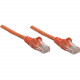 Intellinet Network Solutions Cat5e UTP Network Patch Cable, 25 ft (7.5 m), Orange - RJ45 Male / RJ45 Male 338318