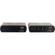 C2g 4-Port USB 2.0 over Cat5 Extender - 2 x Network (RJ-45) - 5 x USB - 328 ft Extended Range - Black - TAA Compliance 34020