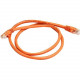Monoprice Cat6 24AWG UTP Ethernet Network Patch Cable, 3ft Orange - 3 ft Category 6 Network Cable for Network Device - First End: 1 x RJ-45 Male Network - Second End: 1 x RJ-45 Male Network - Patch Cable - Gold Plated Contact - Orange 3413
