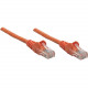 Intellinet Network Solutions Cat5e UTP Network Patch Cable, 1.5 ft (0.5 m), Orange - RJ45 Male / RJ45 Male 341509