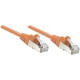 Intellinet Network Solutions Cat6 UTP Network Patch Cable, 1.5 ft (0.5 m), Orange - RJ45 Male / RJ45 Male 342230