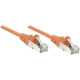 Intellinet Network Solutions Cat6 UTP Network Patch Cable, 7 ft (2.0 m), Orange - RJ45 Male / RJ45 Male 342261