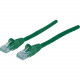 Intellinet Network Solutions Cat6 UTP Network Patch Cable, 1.5 ft (0.5 m), Green - RJ45 Male / RJ45 Male 342469