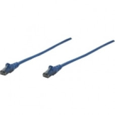 Intellinet Network Solutions Cat6 UTP Network Patch Cable, 1.5 ft (0.5 m), Blue - RJ45 Male / RJ45 Male 342568