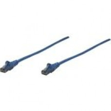 Intellinet Network Solutions Cat6 UTP Network Patch Cable, 10 ft (3.0 m), Blue - RJ45 Male / RJ45 Male 342605