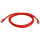 Monoprice Cat6 24AWG UTP Ethernet Network Patch Cable, 5ft Red - 5 ft Category 6 Network Cable for Network Device - First End: 1 x RJ-45 Male Network - Second End: 1 x RJ-45 Male Network - Patch Cable - Gold Plated Contact - Red 3432