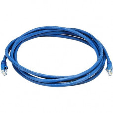 Monoprice Cat6 24AWG UTP Ethernet Network Patch Cable, 10ft Blue - 10 ft Category 6 Network Cable for Network Device - First End: 1 x RJ-45 Male Network - Second End: 1 x RJ-45 Male Network - Patch Cable - Gold Plated Contact - Blue 3436