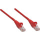 Intellinet Network Solutions Cat5e UTP Network Patch Cable, 1.5 ft (0.5 m), Red - RJ45 Male / RJ45 Male 345101