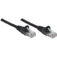 Intellinet Network Solutions Cat5e UTP Network Patch Cable, 1.5 ft (0.5 m), Black - RJ45 Male / RJ45 Male 345125