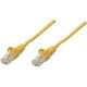 Intellinet Network Solutions Cat5e UTP Network Patch Cable, 0.5 ft (0.15 m), Yellow - RJ45 Male / RJ45 Male 347341