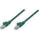 Intellinet Network Solutions Cat5e UTP Network Patch Cable, 0.5 ft (0.15 m), Green - RJ45 Male / RJ45 Male 347358