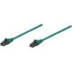 Intellinet Network Solutions Cat6 UTP Network Patch Cable, 0.5 ft (0.15 m), Green - RJ45 Male / RJ45 Male 347426