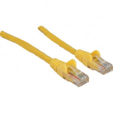 Intellinet Network Solutions Cat5e UTP Network Patch Cable, 1 ft (0.3 m), Yellow - RJ45 Male / RJ45 Male 347471