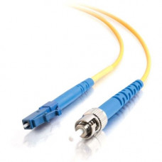 Legrand Group C2G 4M LC-ST 9/125 OS1 SIMPLEX SINGLEMODE FIBER OPTIC CABLE (PLENUM-RATED) - YEL 34816