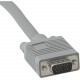 C2g 3ft Premium Shielded HD15 SXGA M/M Monitor Cable with 45&deg; Angled Male Connector - HD-15 Male - HD-15 Male - 3ft - Gray 35011