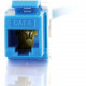 C2g 180 Degree Cat6 RJ45 UTP Keystone Jack - Blue - RJ-45, 110-punchdown" - RoHS Compliance 35211