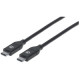 Manhattan 355247 USB cable 78.7" (2 m) 2.0 USB C Black 355247