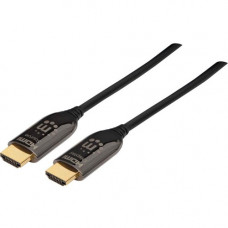 Manhattan Plenum-Rated HDMI Active Optical Cable - 98.43 ft Fiber Optic A/V Cable for Audio/Video Device - First End: 1 x 19-pin HDMI 2.0 Digital Audio/Video - Male - Second End: 1 x 19-pin HDMI 2.0 Digital Audio/Video - Male - 18 Gbit/s - Supports up to 