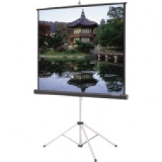 Da-Lite Picture King Manual Projection Screen - 135.8" - 1:1 - 96" x 96" - High Contrast Matte White - GREENGUARD, TAA Compliance 36480