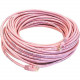Monoprice Cat5e 24AWG UTP Ethernet Network Patch Cable, 50ft Pink - 50 ft Category 5e Network Cable for Network Device - First End: 1 x RJ-45 Male Network - Second End: 1 x RJ-45 Male Network - Patch Cable - Gold Plated Contact - Pink 3717