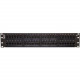 C2g 24-Port Cat6 110-Type Patch Panel - 24 Port(s) - 24 x RJ-45 - 1U High - Black - 19" Wide - Rack-mountable - TAA Compliance 37199