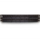 C2g 48-Port Cat6 110-Type Patch Panel - 48 Port(s) - 48 x RJ-45 - 2U High - Black - 19" Wide - Rack-mountable - TAA Compliance 37200