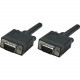 Manhattan SVGA Monitor Cable, 25&#39;&#39;, Black - Fully shielded to reduce EMI interference for improved video transmission 372978