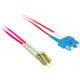 Legrand Group 2M FIBER MMF LC/SC 50/125 DUPLEX RED PATCH CABLE 37356