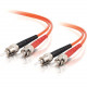 Legrand Group C2G 4M ST-ST 62.5/125 OM1 DUPLEX MULTIMODE PVC FIBER OPTIC CABLE (LSZH) - ORANGE 36404