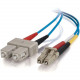 C2g -10m LC-SC 50/125 OM2 Duplex Multimode Fiber Optic Cable (Plenum-Rated) - Blue - Fiber Optic for Network Device - LC Male - SC Male - 50/125 - Duplex Multimode - OM2 - Plenum-Rated - 10m - Blue 37629