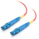 C2g -3m LC-LC 9/125 OS1 Simplex Singlemode Fiber Optic Cable (Plenum-Rated) - Red - 3m LC-LC 9/125 Simplex Single Mode OS2 Fiber Cable - Plenum CMP-Rated - Red - 10ft 37737