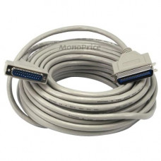 Monoprice IEEE 1284 , DB25M/CN36M , 18PR. - 50ft - 50 ft Parallel Data Transfer Cable for Printer - First End: 1 x DB-25 Male Parallel - Second End: 1 x CN36 Male Parallel 379