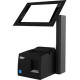 Star Micronics mUnite Tablet POS Stand - 14.1" Height x 6.9" Width x 8.1" Depth - Countertop - Stainless Steel - Black - TAA Compliance 37967820
