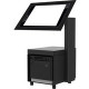 Star Micronics mUnite Tablet POS Stand - 14.8" Height x 6.3" Width x 8.5" Depth - Countertop - Stainless Steel - Black - TAA Compliance 37967830