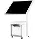 Star Micronics mUnite Tablet POS Stand - 14.8" Height x 6.3" Width x 8.5" Depth - Countertop - Stainless Steel - White - TAA Compliance 37968100