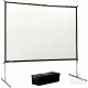 Da-Lite Fast-Fold Deluxe Projection Screen - 128.2" - 16:9 - 69" x 108" - Da-Tex - GREENGUARD, TAA Compliance 38309