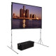 Da-Lite Fast-Fold Deluxe Projection Screen - 128.2" - 16:10 - 69" x 108" - Da-Tex - GREENGUARD Compliance 38309K