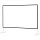 Da-Lite Fast-Fold Deluxe Projection Screen - 123" - 16:10 - 65" x 104" - Dual Vision - TAA Compliance 38313