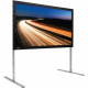 Draper FocalPoint 165" Manual Projection Screen - Front Projection - 16:9 - Black-Backed M1300 - 81" x 144" 385106